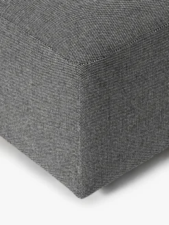 Westwing Collection Puf reposapiés Melva, 99 x 72 cm