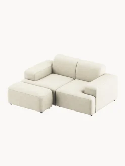 Westwing Collection Puf reposapiés Melva, 99 x 42 cm