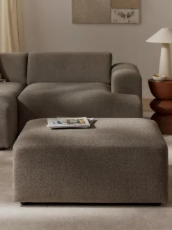 Westwing Collection Puf reposapiés Melva, 99 x 72 cm