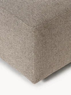 Westwing Collection Puf reposapiés Melva, 99 x 72 cm