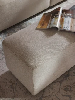 Westwing Collection Puf reposapiés Melva, An 99 x F 42 cm