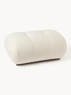 Westwing Collection Puf reposapiés tapizado en borreguillo Stanley^ Pufs Y Otomanos|Pufs Y Otomanos