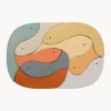 Ferm Living Kids Puzzle de madera de haya Shoal^Niños Juguetes A Partir De 1 Año|Juguetes Y Peluches