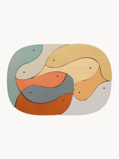 Ferm Living Kids Puzzle de madera de haya Shoal^Niños Juguetes A Partir De 1 Año|Juguetes Y Peluches