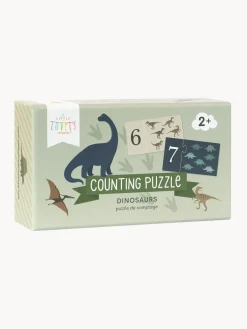 A Little Lovely Company Puzzle de madera para contar Dinosaurs^Niños Juguetes A Partir De 1 Año|Decoración Infantil