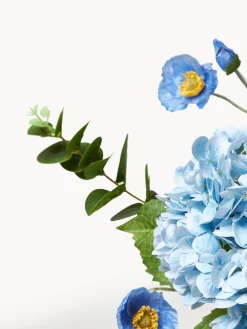 Botané Ramo de flores artificiales Barbie Blue Bliss^ Flores Artificiales|Jarrones