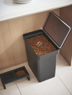 Yamazaki Recipiente para comida con medidor Tower, 2 uds.^ Accesorios Para Animales|Jarrones