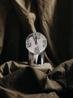 HKLIVING Reloj de cerámica artesanal con cromo Retro^ Relojes|Jarrones