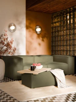 Westwing Collection Reposapiés puf con espacio de almacenamiento Lennon