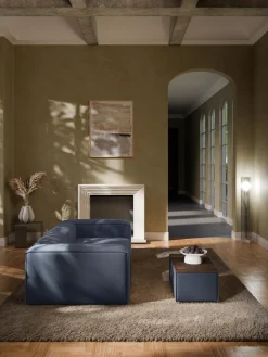 Westwing Collection Reposapiés puf con espacio de almacenamiento Lennon^ Reposapiés|Sofás