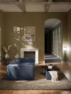 Westwing Collection Reposapiés puf con espacio de almacenamiento Lennon^ Reposapiés|Sofás