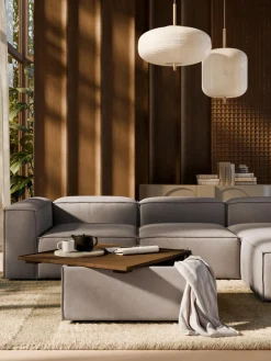 Westwing Collection Reposapiés puf con espacio de almacenamiento Lennon