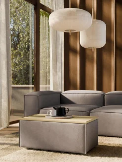 Westwing Collection Reposapiés puf con espacio de almacenamiento Lennon^ Reposapiés|Sofás