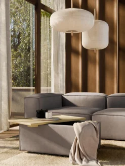 Westwing Collection Reposapiés puf con espacio de almacenamiento Lennon^ Reposapiés|Sofás