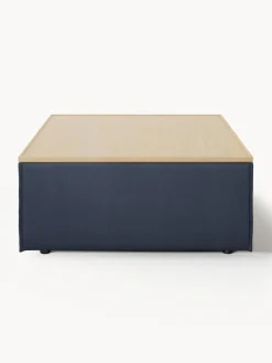 Westwing Collection Reposapiés puf con espacio de almacenamiento Lennon^ Reposapiés|Sofás