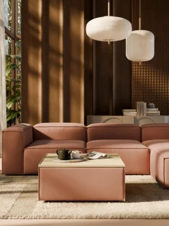 Westwing Collection Reposapiés puf con espacio de almacenamiento Lennon