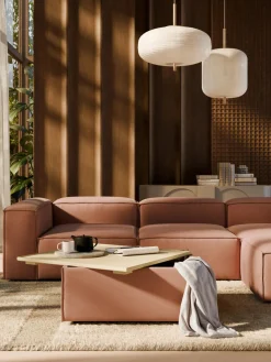 Westwing Collection Reposapiés puf con espacio de almacenamiento Lennon