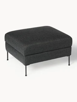 Westwing Collection Reposapiés puf Cucita, con espacio de almacenamiento