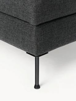 Westwing Collection Reposapiés puf Cucita, con espacio de almacenamiento