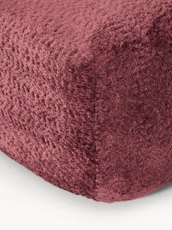 Westwing Collection Reposapiés puf de borreguillo bouclé Wolke^ Reposapiés|Sofás