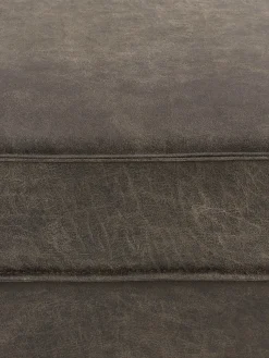 Westwing Collection Reposapiés puf de cuero reciclado Hunter^ Reposapiés|Sofás