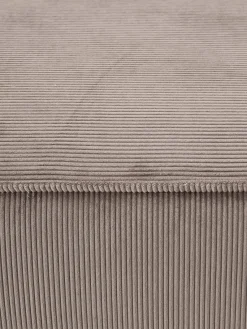 Westwing Collection Reposapiés puf de pana Lennon^ Reposapiés|Sofás