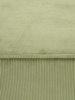 Westwing Collection Reposapiés puf de pana Lennon^ Reposapiés|Sofás