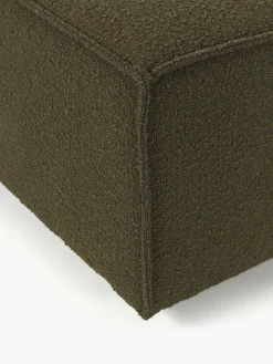 Westwing Collection Reposapiés puf en tejido bouclé Lennon^ Reposapiés|Sofás