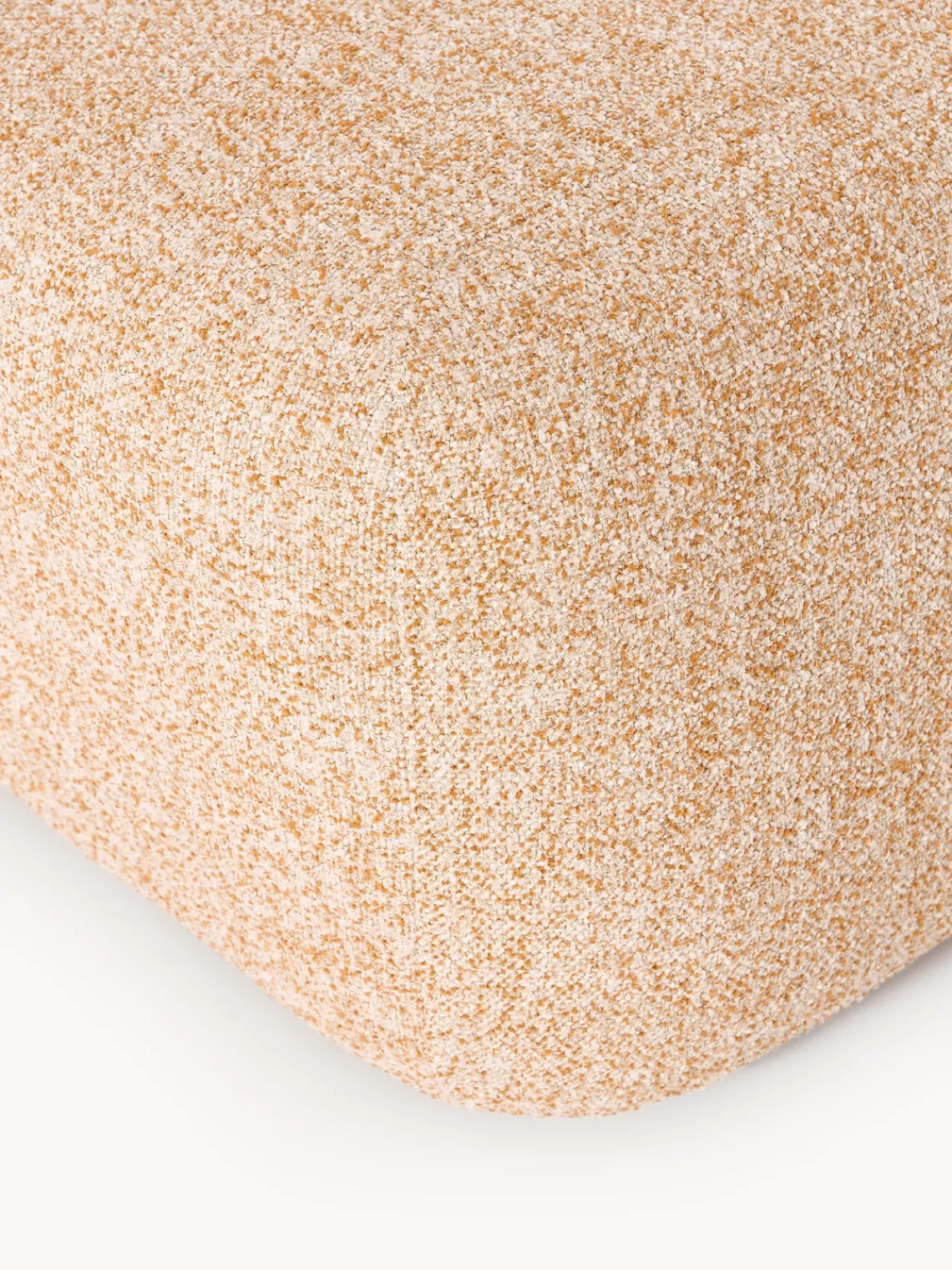 Westwing Collection Reposapiés puf en tejido bouclé Wolke^ Reposapiés|Sofás