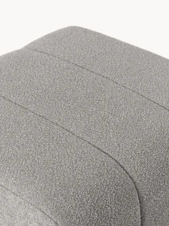 Westwing Collection Reposapiés puf en tejido bouclé Lena