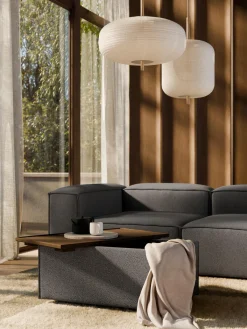 Westwing Collection Reposapiés puf en tejido bouclé con espacio de almacenamiento Lennon^ Reposapiés|Sofás