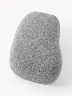 Westwing Collection Reposapiés puf en tejido bouclé Alba