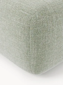 Westwing Collection Reposapiés puf en tejido bouclé Wolke^ Reposapiés|Sofás