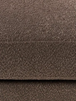 Westwing Collection Reposapiés puf en tejido bouclé Tribeca