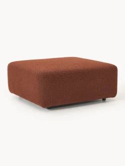 Westwing Collection Reposapiés puf en tejido bouclé Anton^ Sofás