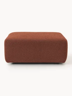 Westwing Collection Reposapiés puf en tejido bouclé Anton^ Sofás