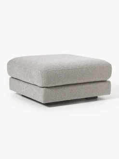 Westwing Collection Reposapiés puf en tejido bouclé Tribeca^ Reposapiés|Sofás