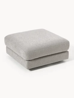 Westwing Collection Reposapiés puf en tejido bouclé Tribeca^ Reposapiés|Sofás