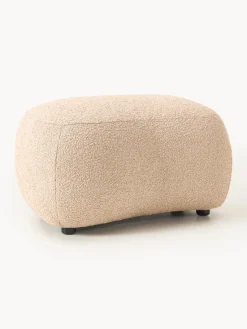 Westwing Collection Reposapiés puf en tejido bouclé Alba^ Reposapiés|Sofás