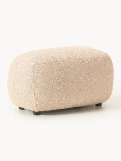Westwing Collection Reposapiés puf en tejido bouclé Alba^ Reposapiés|Sofás