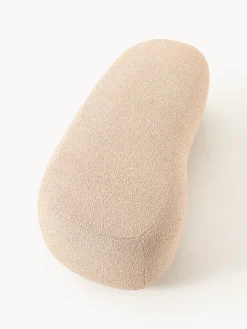 Westwing Collection Reposapiés puf grande en tejido bouclé Alba^ Reposapiés|Sofás