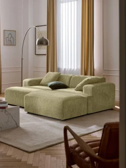 Westwing Collection Reposapiés puf grande Melva, 116 x 72 cm^ Reposapiés|Sofás