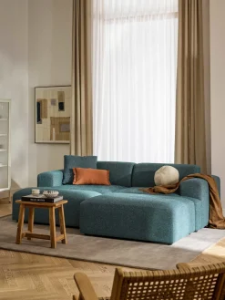 Westwing Collection Reposapiés puf grande Melva, 116 x 72 cm^ Reposapiés|Sofás