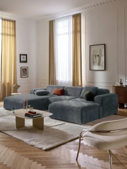 Westwing Collection Reposapiés puf grande Melva, 116 x 72 cm