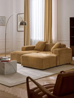 Westwing Collection Reposapiés puf Melva, 99 x 72 cm