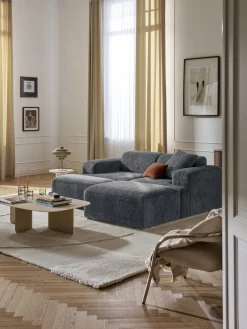 Westwing Collection Reposapiés puf Melva, 99 x 72 cm