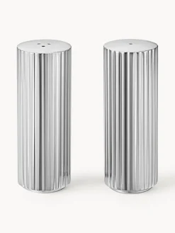 GEORG JENSEN Salero y pimentero de acero inoxidable Bernadotte, 2 uds.