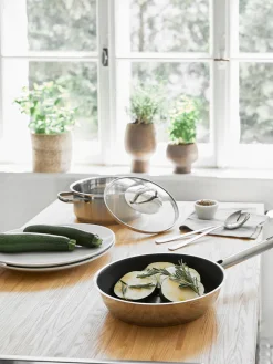 RÖSLE Sartén de acero inoxidable con revestimiento antiadherente Elegance