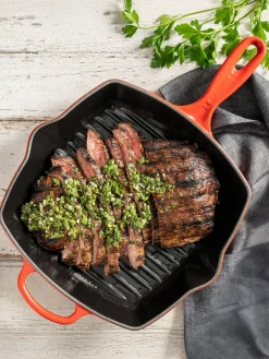 LE CREUSET Sartén skillet cuadrada grill de hierro fundido Signature Collection^ Sartenes|Sartenes