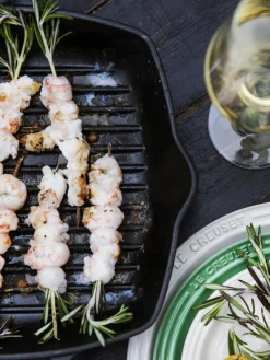 LE CREUSET Sartén skillet cuadrada grill de hierro fundido Signature Collection